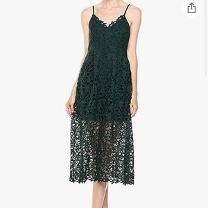 ASTR Fit and Flare Midi Dress